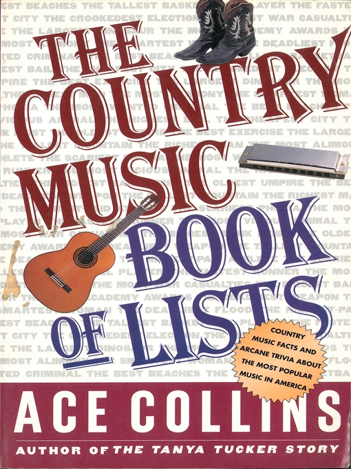 Title details for The Country Music Book of Lists by Ace Collins - Wait list